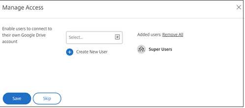 Connector manages access