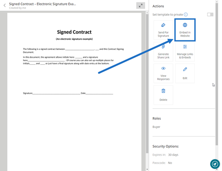 Reusable templates