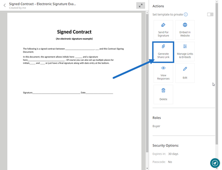 Reusable templates