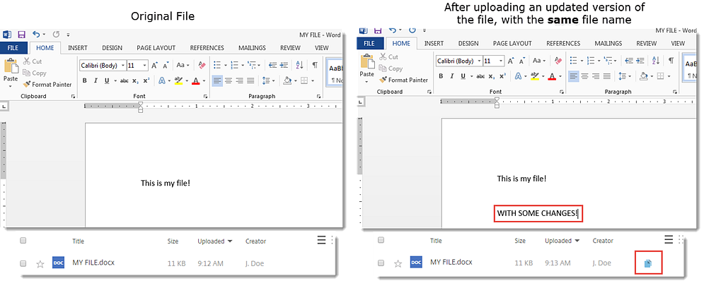 File versioning 1